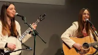 The Sullivan Sisters play Muleskinner Blues at Seman Violins