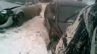 ДТП у переезда на ул. Ленина в Бердске 20 ноября