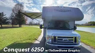 Gulf Stream Coach Conquest 6250 w/YellowStone Graphics.