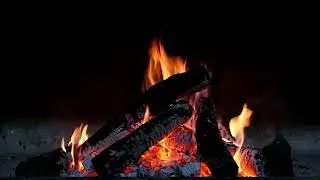 Fireplace Burning - 3-hour Relaxation Session - 4K