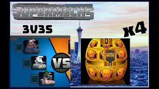 Supermechs⛅ x4 Easter 🥚 Egg Packs [w/ 3v3s]