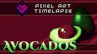Pixel Art Timelapse - Avocados