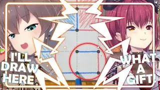 Matsuri's 999+ IQ Play Left Marine Confused「HoloLive/EngSub」