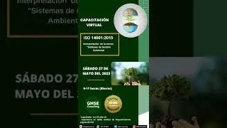 Capacitación virtual en:Tratamiento de Aguas Residuales. Para más información deja tu correo!