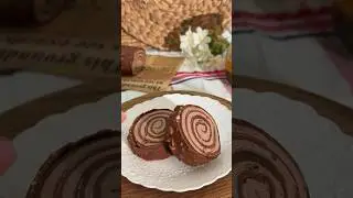 Блинный шоколадный рулет🤤