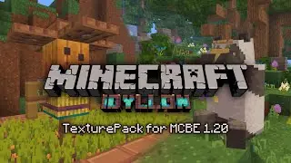 MCPE aesthetic TexturePack 1.20 Idyllon