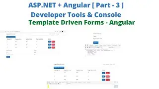 ASP.NET Core || Design Angular Page to perform CRUD operations || Template Driven approach