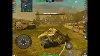 WoT Blitz demo play | settings, tanks, appearance, trial battle (iPad Air)
