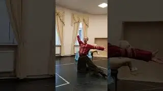 Казачий танец! Народные трюки! Народный танец!