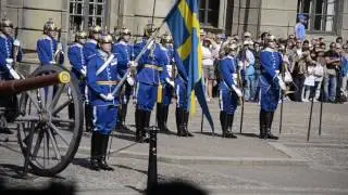 Смена королевского караула. Стокгольм, 11.08.2012
