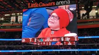 San Jose fans vs Red Wings Child 