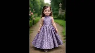 Tiny princess Catwalk show in different color dress 🦋
