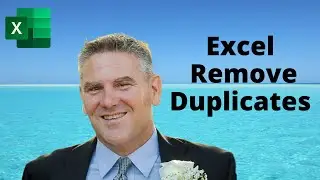Remove duplicate values in a range of data