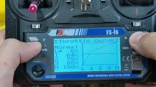 FS-i6 миксуем газ, установка газа на левый джойстик.
