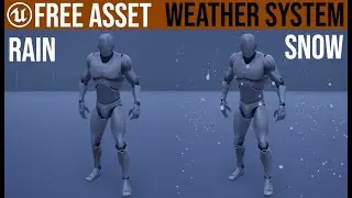 UE4 Free Weather System / Snow, Rain, Thunder, Ice