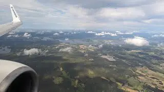 Early morning take off from Stansted + Landing in Tampere, Ryanair