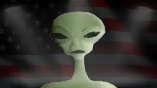 Green Alien sings AMERICA (FREAK YEAH!)