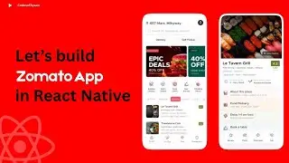🔴ZOMATO App Clone Using React Native | Complete Tutorial (Part 1)