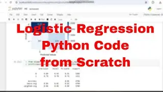 Drug effects with Logistic Regression (LR) classifier Python Code from Scratch  