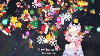 Festive Animated Twitch Stream Alerts Full Screen