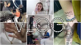 YENİ DÖVMELERİM 🌸DÜKKANIMIZ TAMAMLANIYOR 🎊 HAFTALIK VLOG #vlog #tattoo
