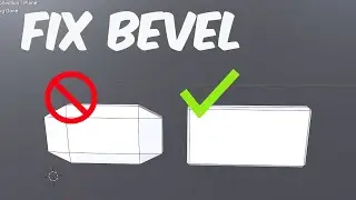 Fix Bevel Error in Blender
