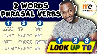5 Easy Three-Word Phrasal Verbs For BEGINNERS