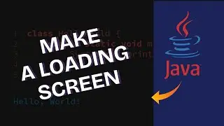How to Make Self-Clearing Loading Screen in Java 2025?