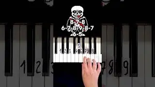 Undertale Last Breath: Phase 2 Piano Tutorial #shorts