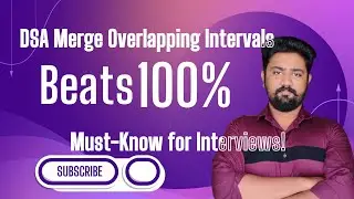Merging Overlapping Intervals: Optimal Java Solution 💡 | Must-Know for Interviews ✅