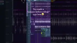 Bro made a “summer before college” beat😭 #producer #flstudio #musicproducer #d4vd #beatsforsale