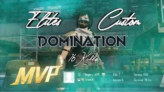 PUBG MOBILE ELITES CUSTOM FULL DOMINATION || KARGAR YT