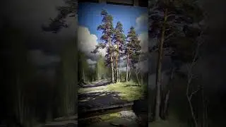 Идиллия весны. 2024 г. холст, масло 80х110