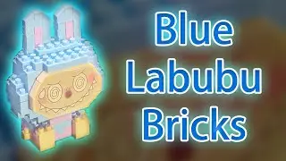 Blue Labubu bricks tutorial , bricks project  No 660A 