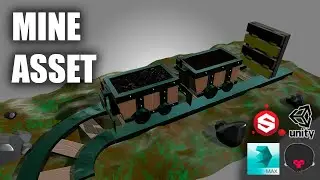 MINE ASSET Autodesk 3ds Max, Substance Painter, Marmoset, Unity