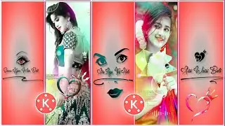 Trainding Awesome WhatsApp status video editing | Kinemaster | Pop up Lyrics status editing | Hindi