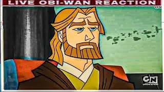Clone Wars (2003) Live Obi-Wan Reaction