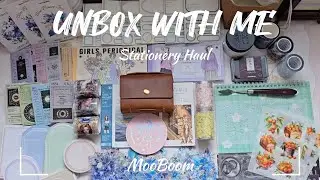 ASMR Unboxing | Stationery Haul ft @mooboomplanner