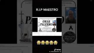 R.I.P Maestro Omar Palermo sei sempre nei nostri cuori😭