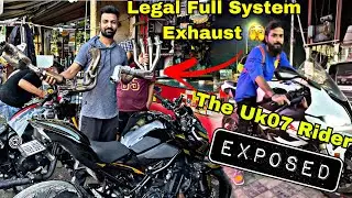 Finally Installing Loudest Legal Full System Exhaust  in Kawasaki Z900🙉