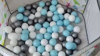 Bolinhas para piscina, tocas, barracas. Ideal para a diversão da criançada