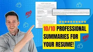 Write the Perfect Professional Summary for Your Resume!