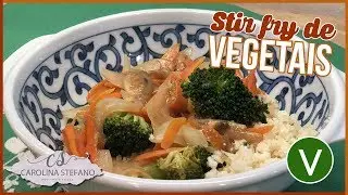 COMO FAZER STIR FRY DE VEGETAIS | PRATO CHINÊS | LOW CARB | FÁCIL