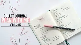 Bullet Journal PLAN WITH ME April 2017