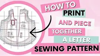 Trimless PDF Sewing Pattern Assembly Tutorial For Ellie and Mac Sewing Patterns