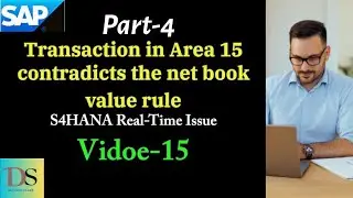 Real-time issue  Vendor line item clearing Asset down payment Part-4 DS SAP FICO CLASSES
