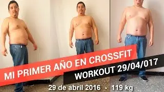 Hoy celebro mi primer año practicando CROSSFIT