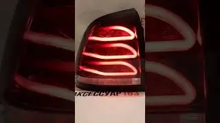 фонари led на приору в стиле мерседес