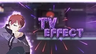 TV Effect in after effects // AMV tutorial