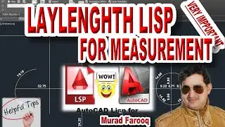 AutoCAD Lisp for measurement of different object by one Click Laylenght LISP AutoCAD civil 3d,